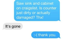 the Craigslist seller replies